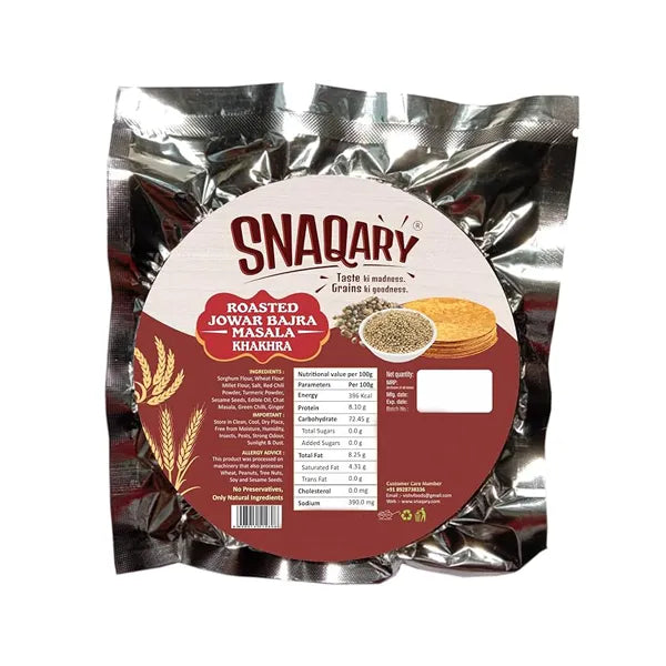Snaqary Roasted Bajra Khakhra 1