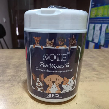 Soie Pet Cleaning Wet Wipes (50pc)-2