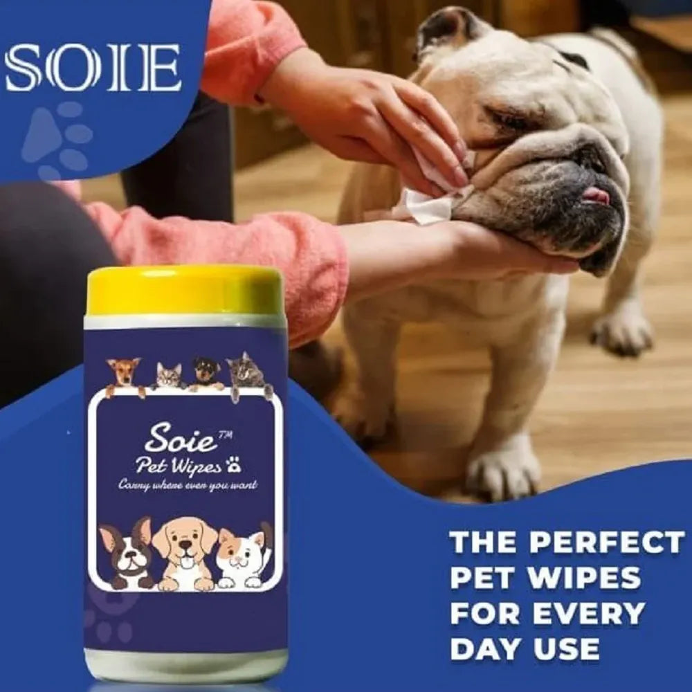 Soie Pet Cleaning Wet Wipes (80pc)-2