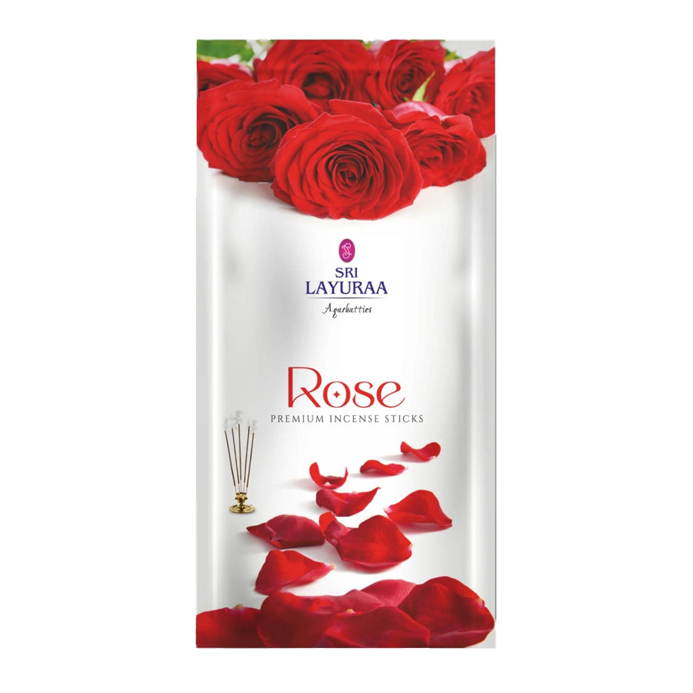 Sri Layuraa Agarbattis Lavender, Jasmine, Rose Flavours Premium Incense Sticks- 72 Sticks / Pack
