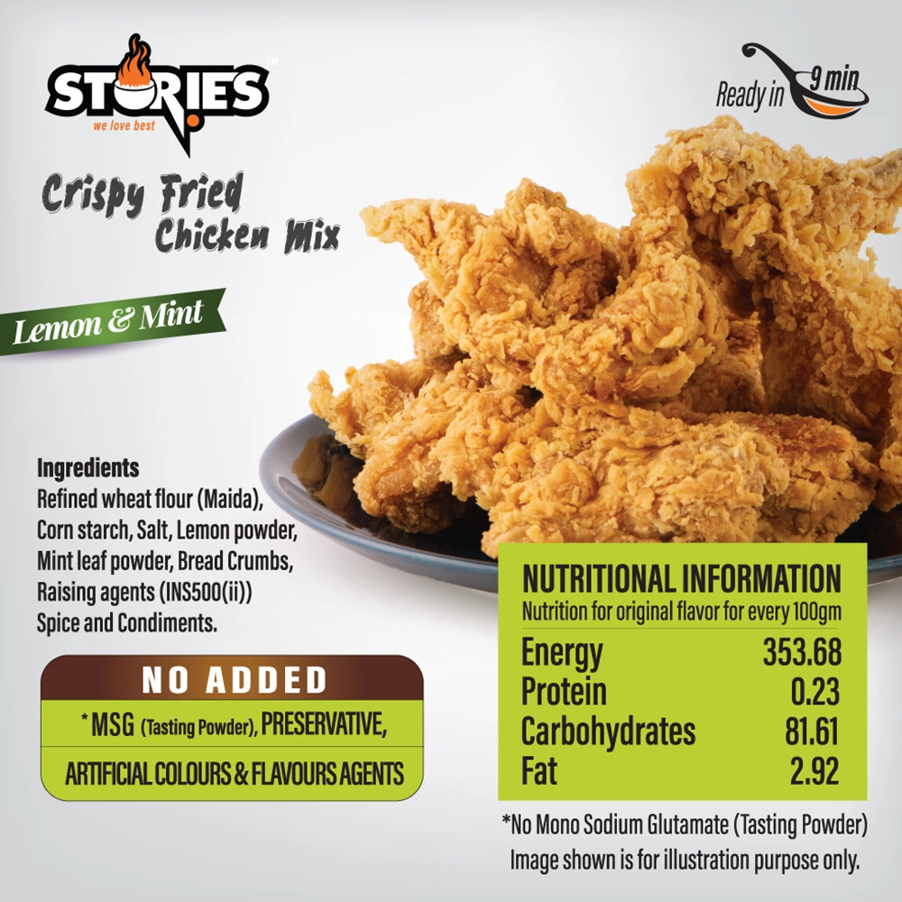 Stories food Crispy Fried Chicken Mix- Lemon & Mint (3)