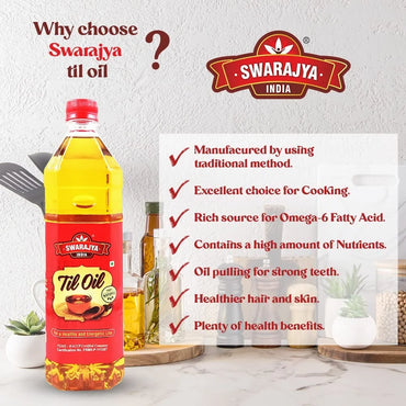 Swarajya India Sesame Edible Oil 1