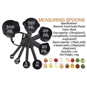 THE RISING SUN 8 Pcs Measuring Cup Spoon Set-2