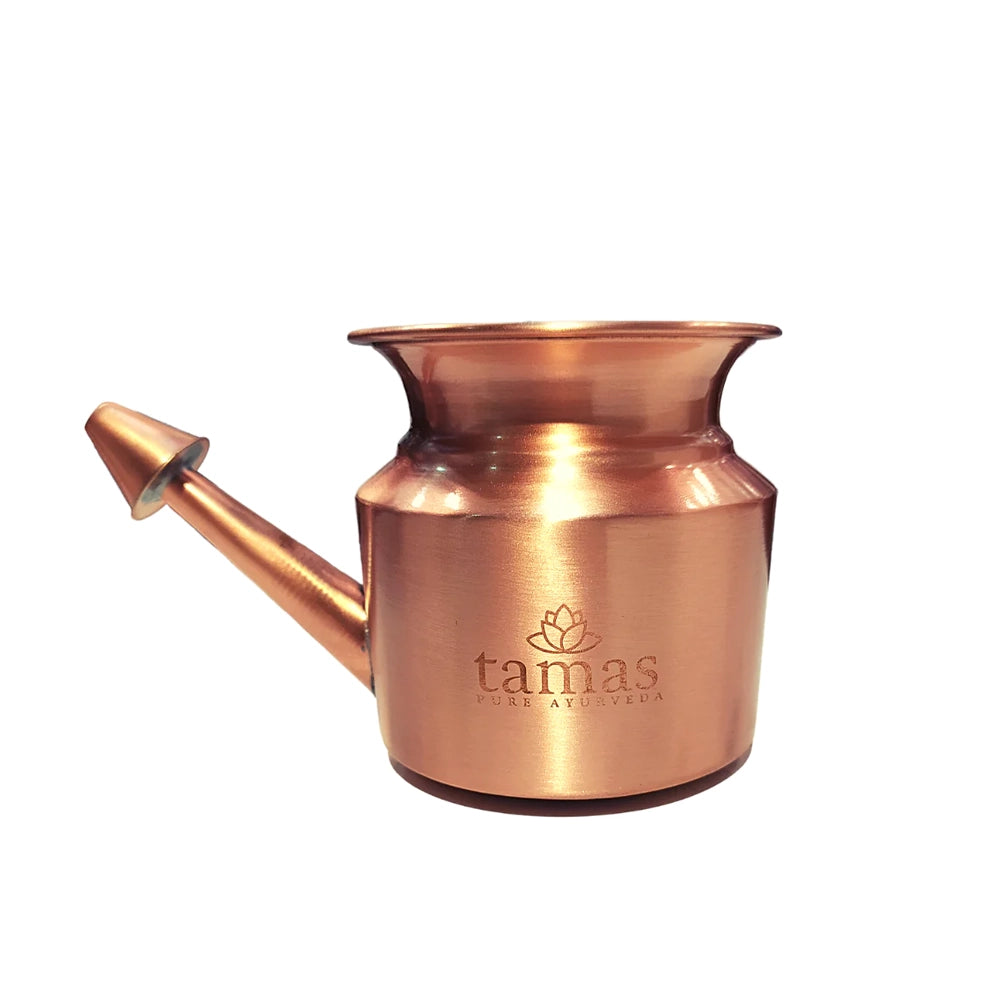 Tamas Pure Ayurveda Copper Jal Neti Pot- 400ml-1