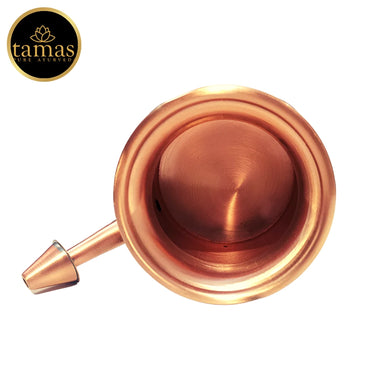 Tamas Pure Ayurveda Copper Jal Neti Pot- 400ml (Pack of 3)