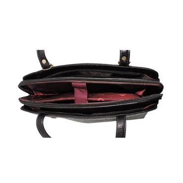 Textured Stylish Women Laptop Shoulder Bag-8