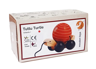 Tuttu Turtle Push and Pull Wooden toy 2