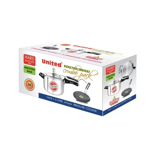 United Hitech 5L Pressure cooker-Induction bottom-4