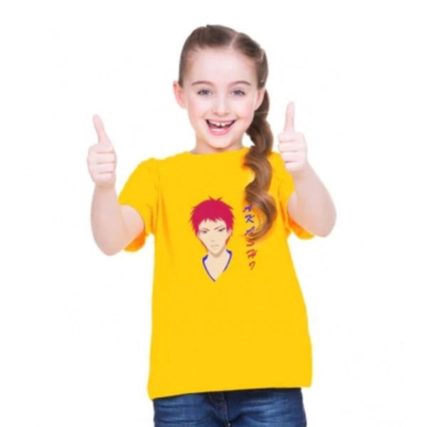 Shashwani Girls Cotton Unicorn Face Half Sleeve T-Shirt- (Pack of 5)