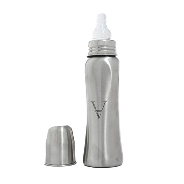 VOIK Stainless Steel Baby Vega Cube Feeding Milk Bottle240ml-2