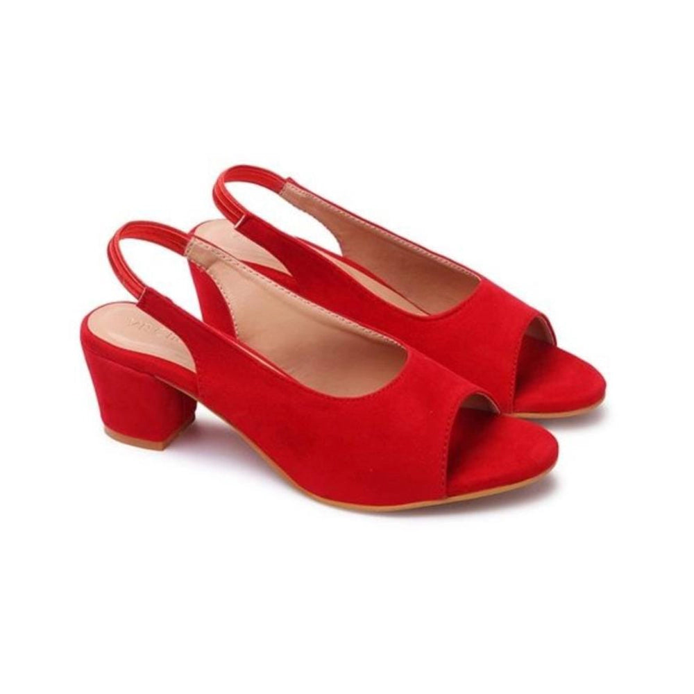 VR Click Solid Sling Block Heel for Women & Girls, Pack of 6