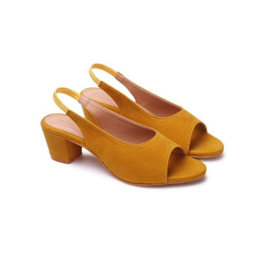 VR Click Solid Sling Block Heel for Women & Girls, Pack of 6