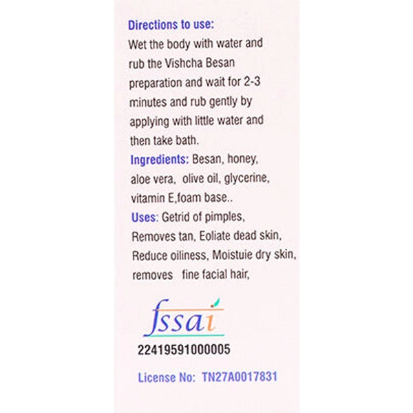 Vishcha Natural Skin Care supplement Besan Soap.3