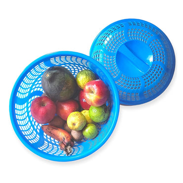 Fruit and Vegetable Storage Basket with Net Cover-1