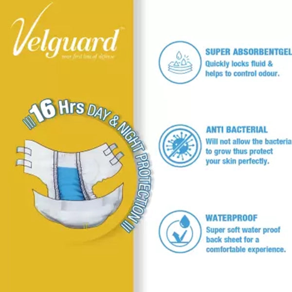 Velguard Adult Diapers M-2