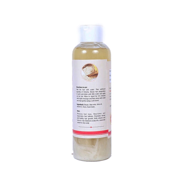 Vishcha Natural Hair supplement Besan shampoo.2