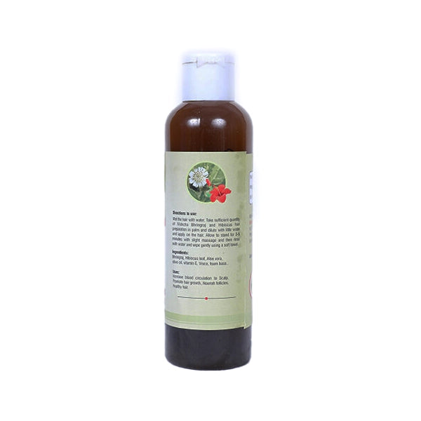 Vishcha Natural Hair supplement Bhringraj and Hibiscus shampoo.2