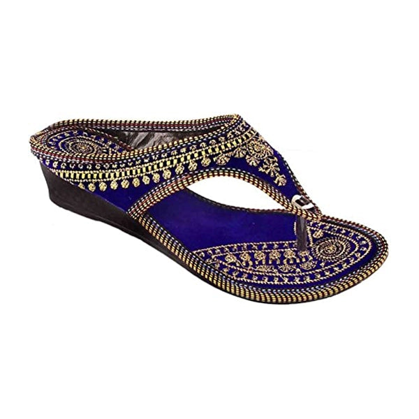 SHREE NARAYAN INDUSTRIES Women's Fashion Ethnic Sandal (Pack of 6 Sizes 4UK - 9UK)