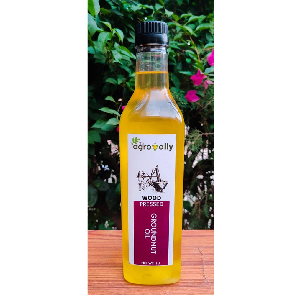 Agrovally Wood Pressed Groundnut Oil-1L-1