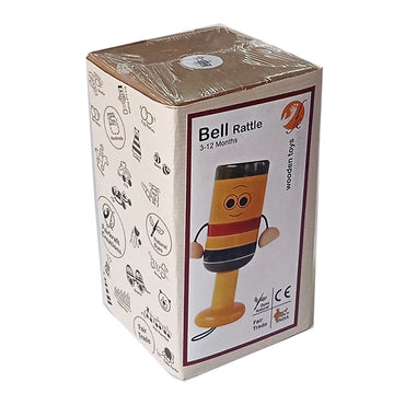 Wooden bell rattle-2