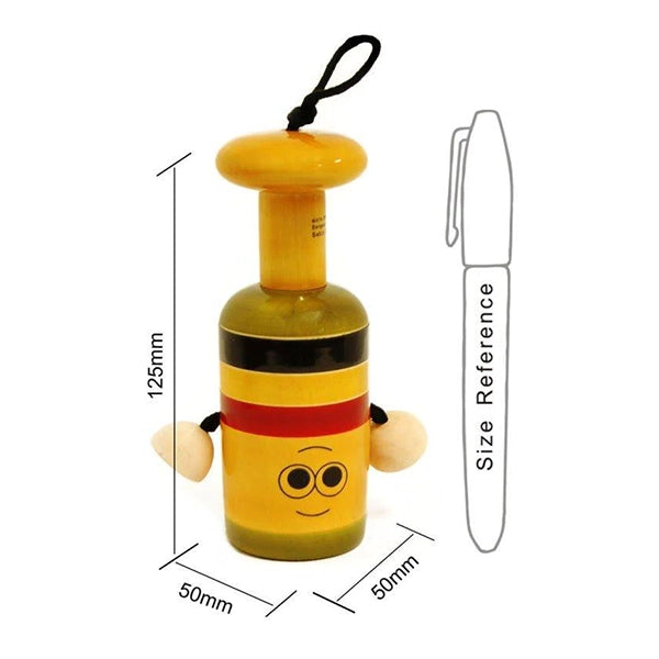 Wooden bell rattle-2