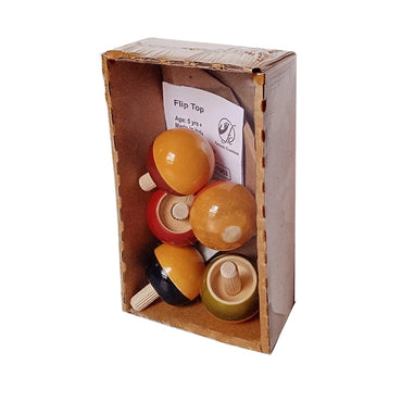 Wooden spinning tops-2