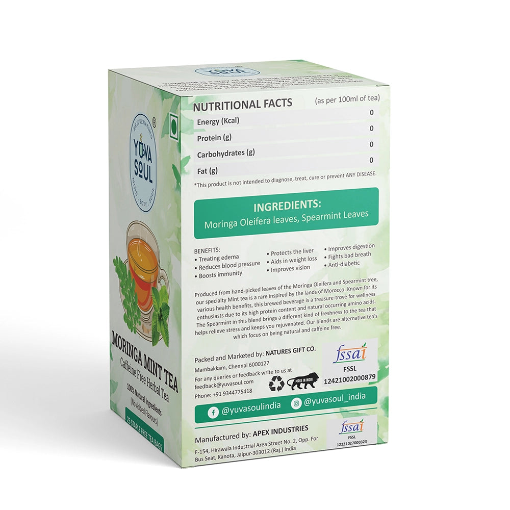 Yuva Soul Moringa Mint Tea-2