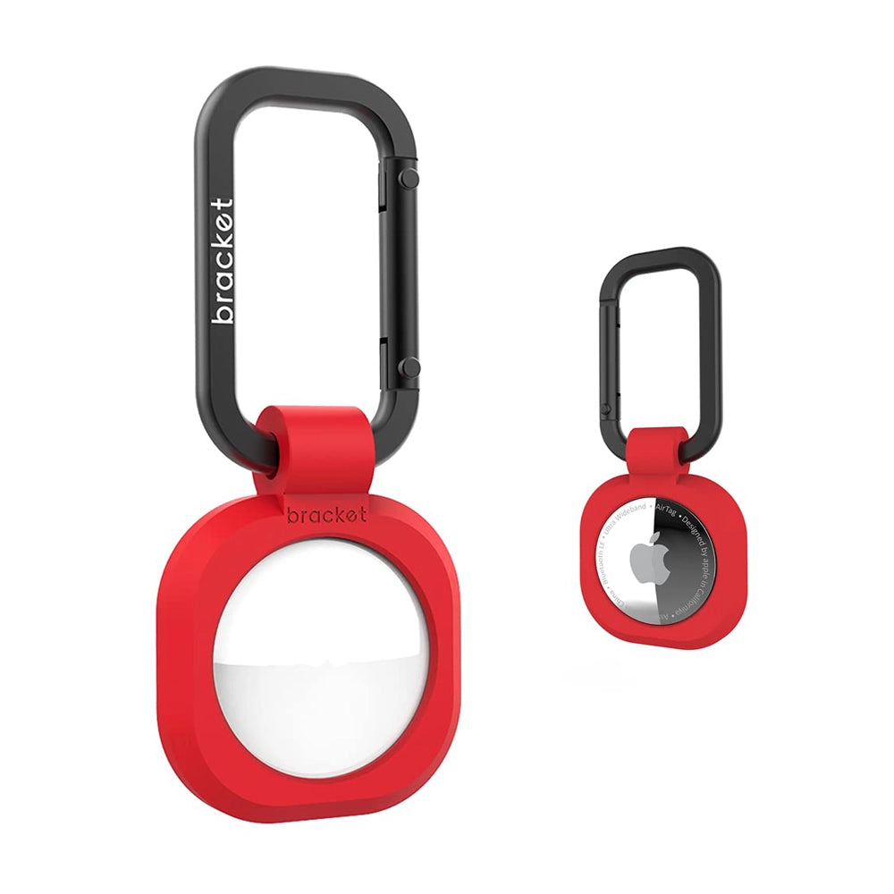 Bracket Silicone Case key Chain for Air Tag and Protective Cover Holder Use for Keys, Kids Bags, Luggage, Pet Collar Tracker (Air Tag Not Included) (Pack of 10)