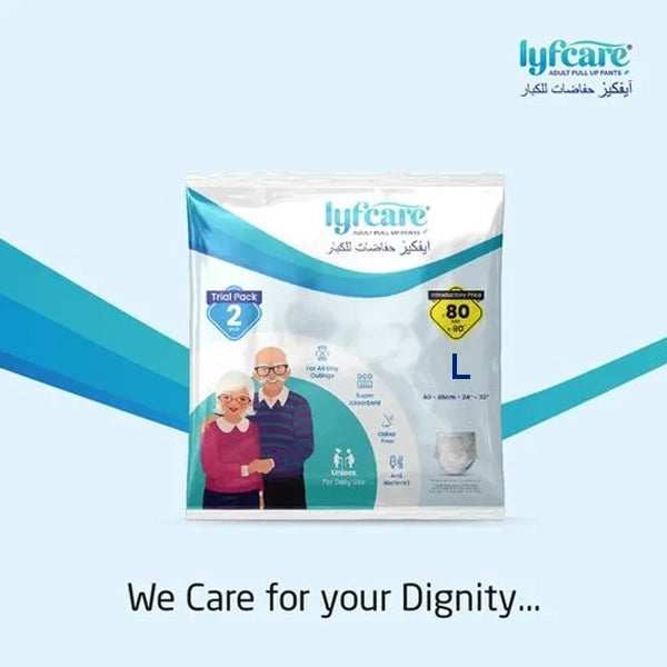 lyfcare Adult Pull Up Pants L-size-2