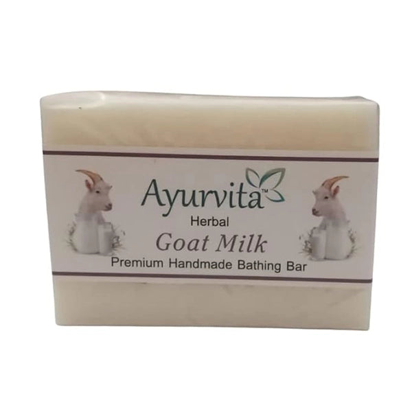 A H Handmade Goat Milk Soap Bathing Bar 125 gram-1