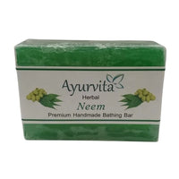 A H Handmade Neem Soap Bathing Bar 125 gram-1