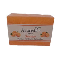 A H Handmade Orange Soap Bathing Bar 125 gram-2