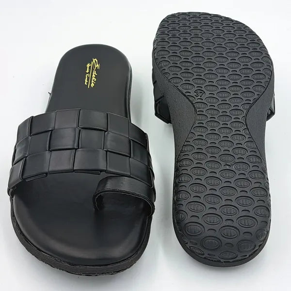 AZ-371 Women Flat Sandals Black-4