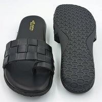 AZ-371 Women Flat Sandals Black-4