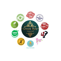 Green Byte Almond Butter Honey Sweetened Crunchy - Premium 350 Grams (Pack of 5)