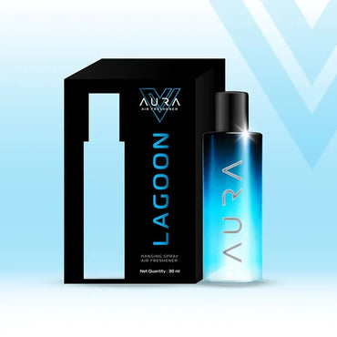 Auto Care Aura Hanging Air Freshener - Lagoon 30ml With 2 Hanging Boards-2