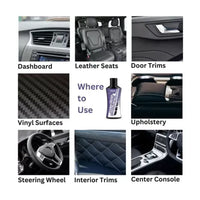 Auto Care Vinyl & Leather Shine 110 Vehicle Interior Cleaner (110 G)-4