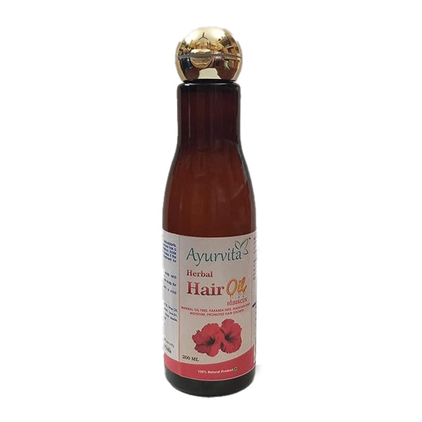 Ayurvita Herbal Handmade hair oil Hibiscus 200ml-1..
