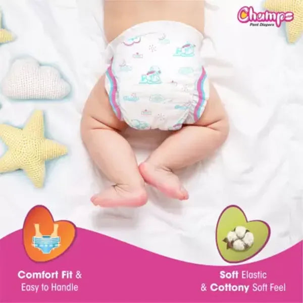 Baby Diaper Pants Pack of 1 - S  (60 Pieces)-2