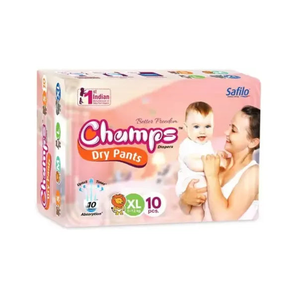 Baby Dry Pants Diapers (Extra Large, 10 Diapers) - XL  (10 Pieces)-2