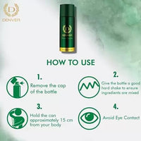 D H D Body Spray 165ml-3