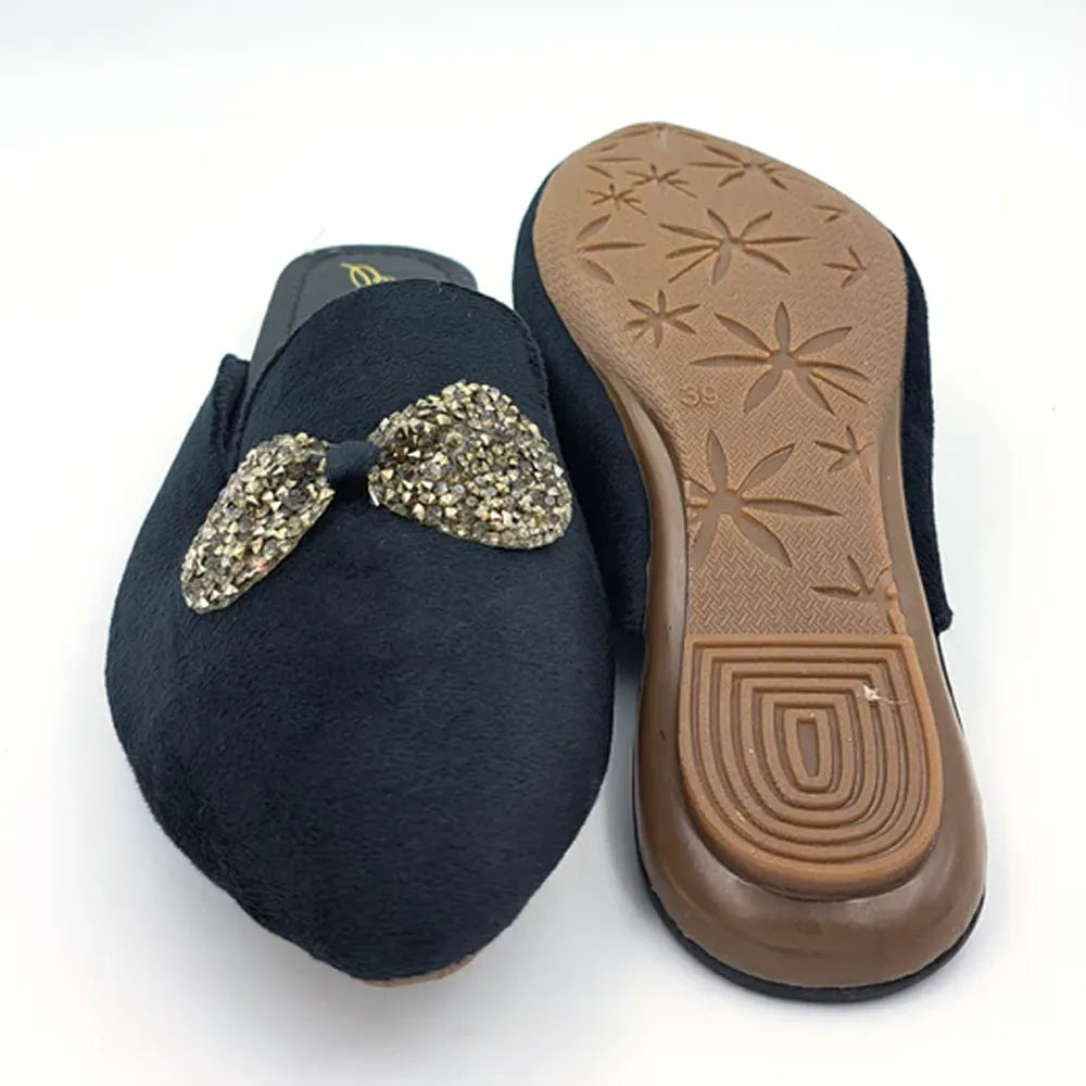 DH 449 Leather Flat Mules-3