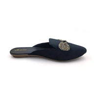 DH 449 Leather Flat Mules-4
