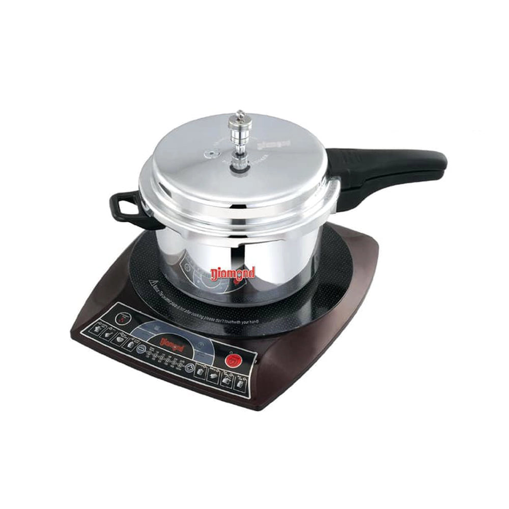 Induction Base Cooker Diamond Induction Base Pressure Cooker - 5 Ltrs( Pack of 5) – Rolloverstock