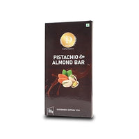 Dolcetto Pistachio & Almond Luxury dark Chocolate Bar-1