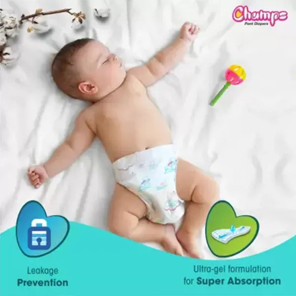 Dry Baby Diaper Pants - L  (62 Pieces)-2