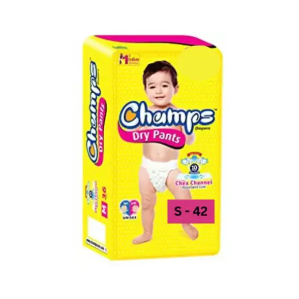 Dry Pant Diaper (Small Size - S) - S  (42 Pieces)-1