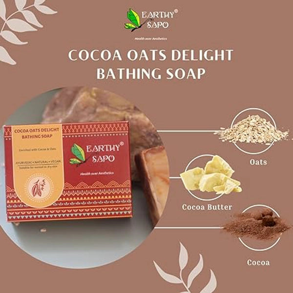E S Cocoa Oats D Bathing Soap-4