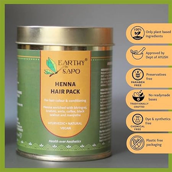 E S Henna Hair Pack-5