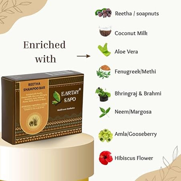 E S Reetha Shampoo Bar-5